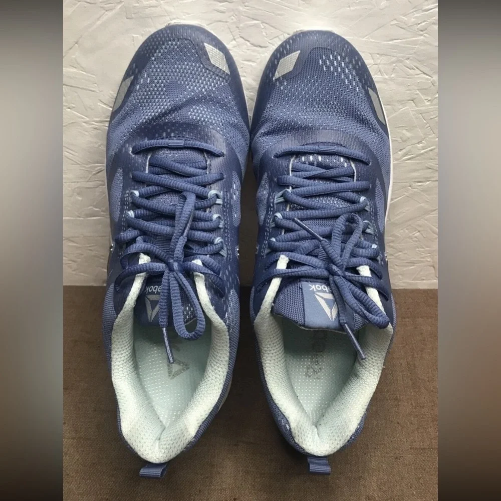 Excellent Reebok Ahary Runner Women's Running Shoes Size 10 Blue Purple Mesh